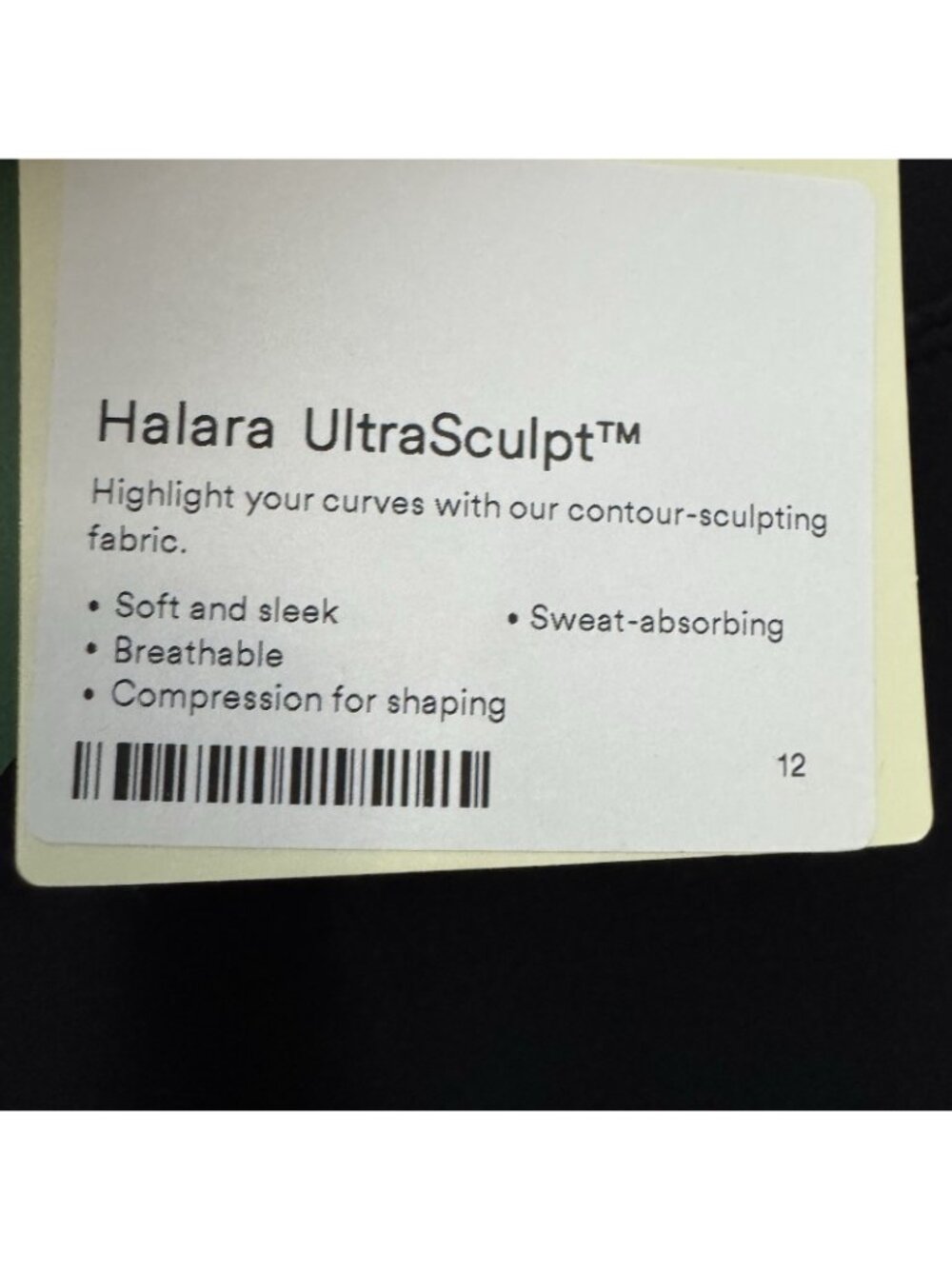NWT Halara UltraSculpt Flare Leggings XS Petite Black High Rise Pockets - Picture 11 of 14
